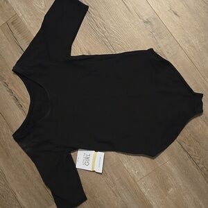 Athleta Bodysuit Cotton Sz Xxl/16 Girls Fit Womens Sz S/M
